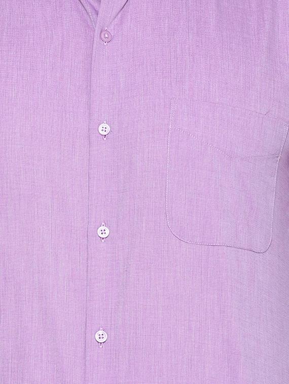 purple cotton formal shirt - 15327509 - Zoom Image - 4
