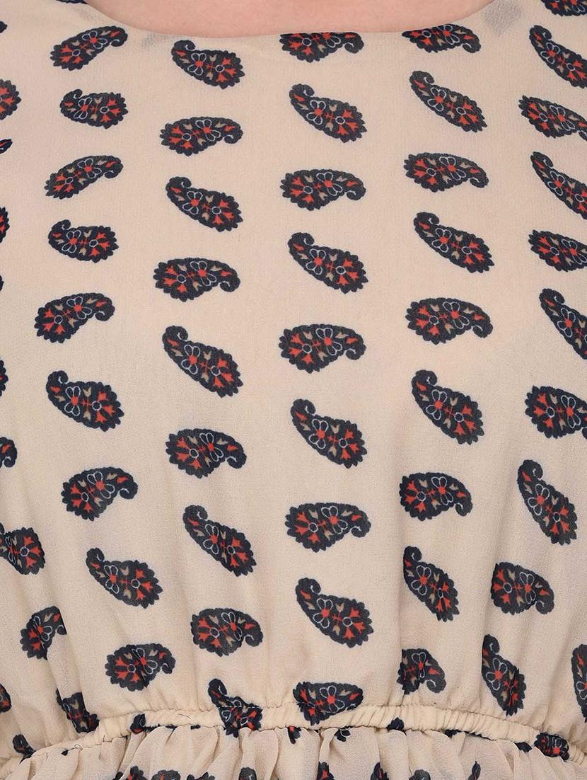 paisley print a-line maxi dress - 15328080 - Zoom Image - 4