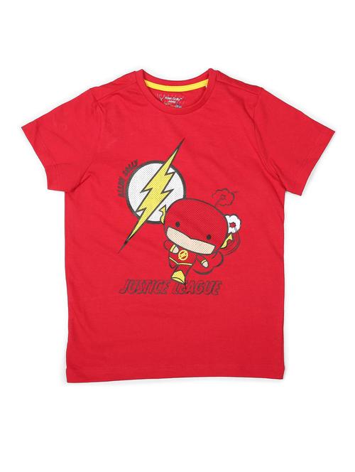 red cotton character t-shirt - 15328103 - Standard Image - 1