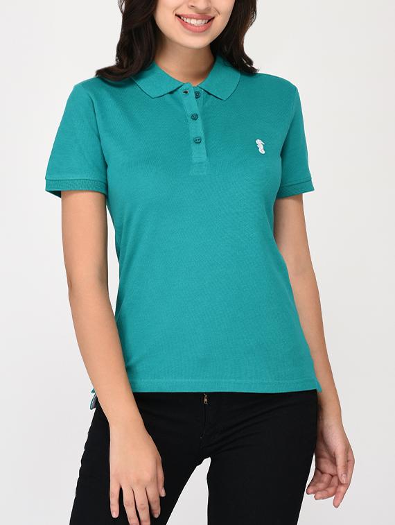 short sleeved polo tee - 15328245 - Zoom Image - 1