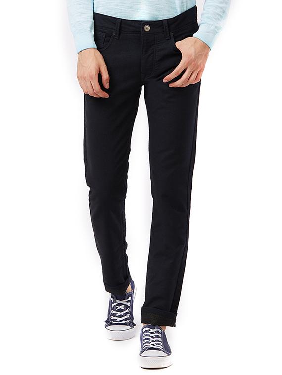 black cotton plain jeans - 15328513 - Zoom Image - 1