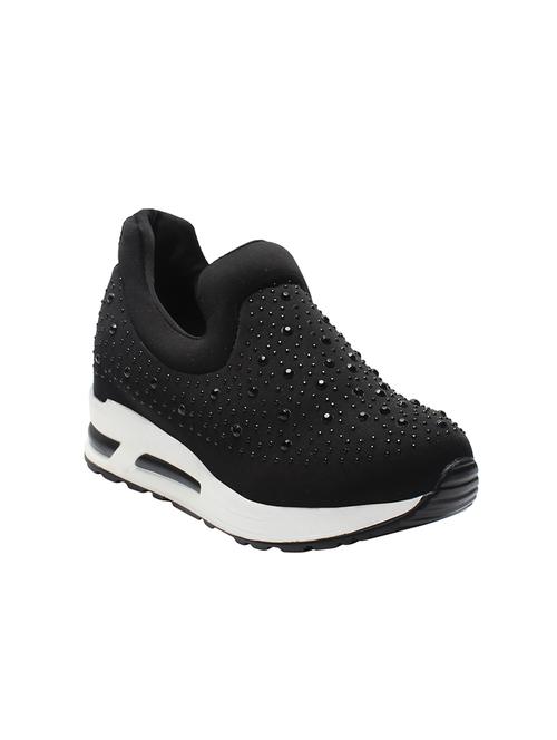 black suede slip on casual shoes - 15328628 - Standard Image - 1