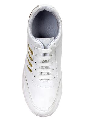 white lace-up sneaker - 15328631 - Standard Image - 3