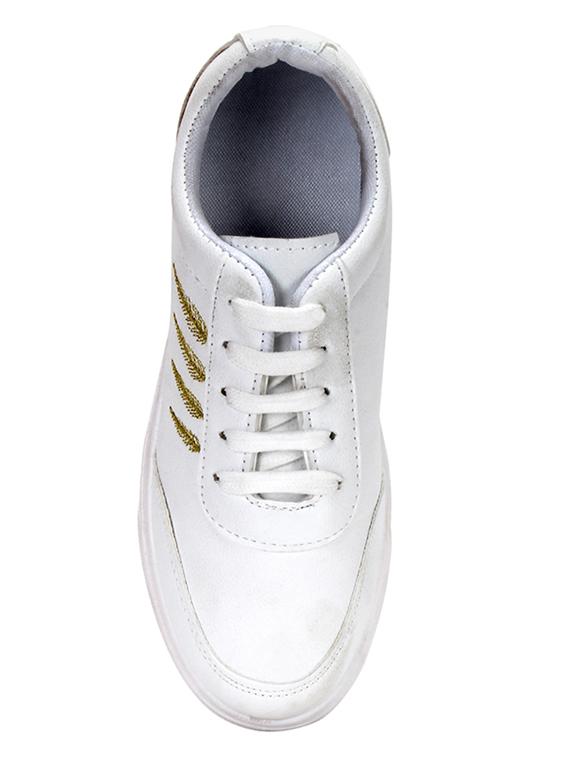 white lace-up sneaker - 15328631 - Zoom Image - 3
