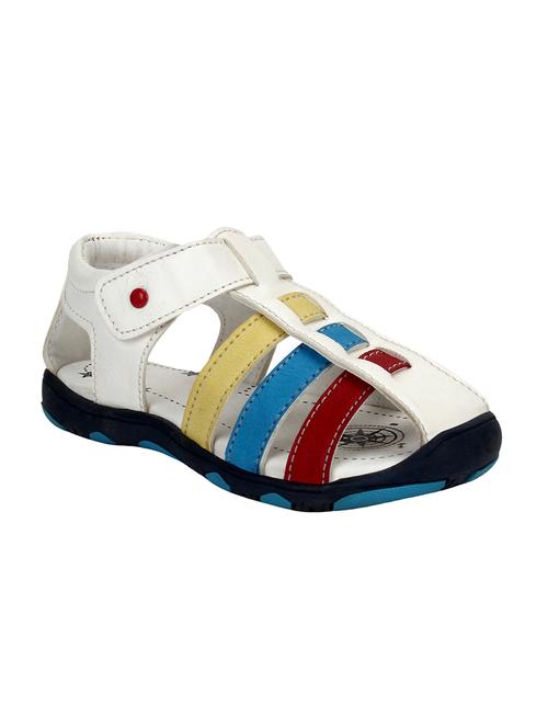 white leatherette floater - 15328688 - Standard Image - 1