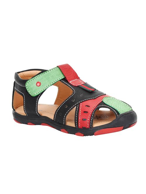 multi colored leatherette sandals - 15328694 - Standard Image - 1