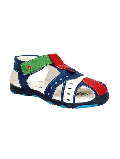 multi colored leatherette sandals - 15328695 - Standard Image - 1