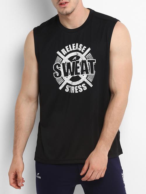 black polyester tshirt - 15329370 - Standard Image - 1