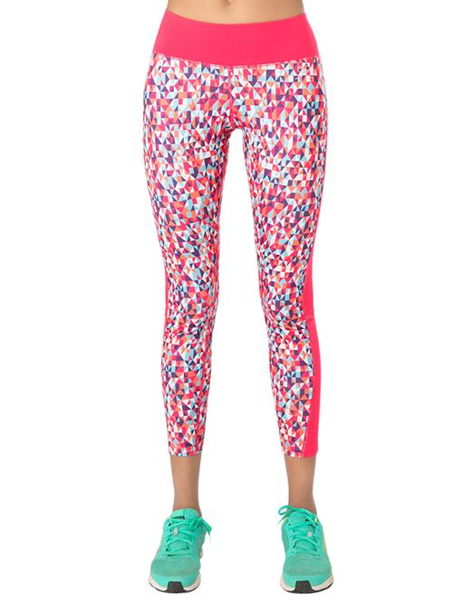 geometric mid-rise track pant - 15330062 - Standard Image - 1