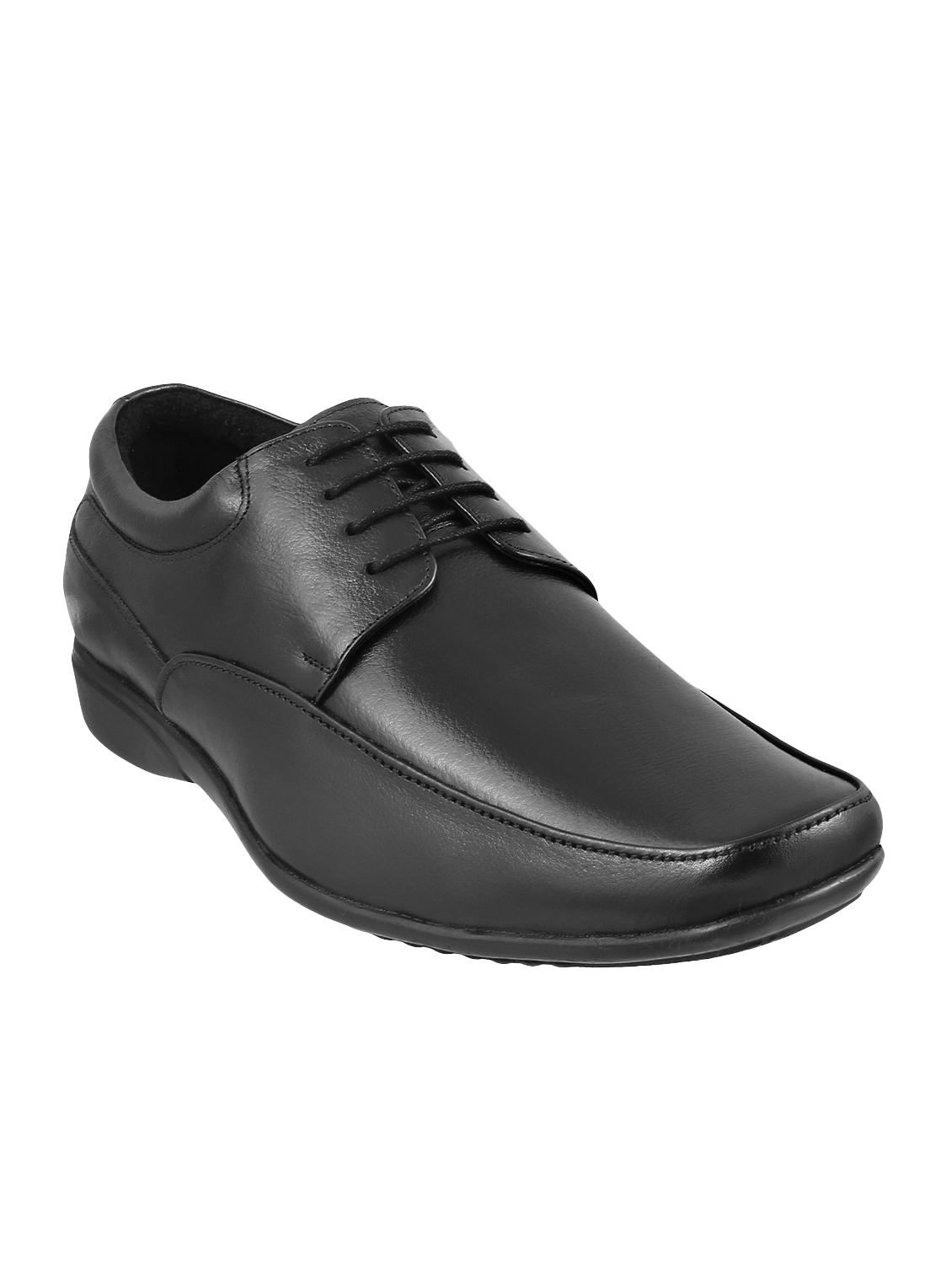 black Leather lace-up derbys - 15330705 - Zoom Image - 1