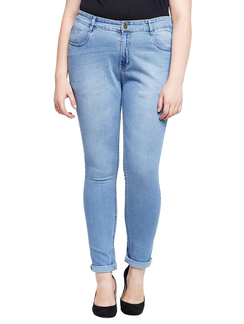 stone washed plus jeans - 15330962 - Zoom Image - 1