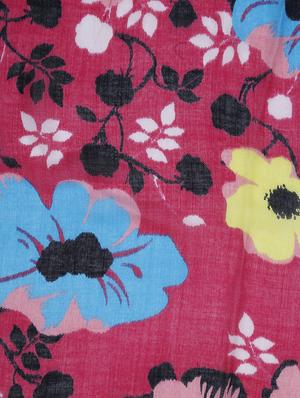 floral woolen stole - 15331393 - Standard Image - 3