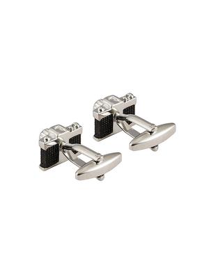 black metal cufflink - 15332017 - Standard Image - 2