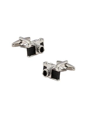 black metal cufflink - 15332017 - Standard Image - 4
