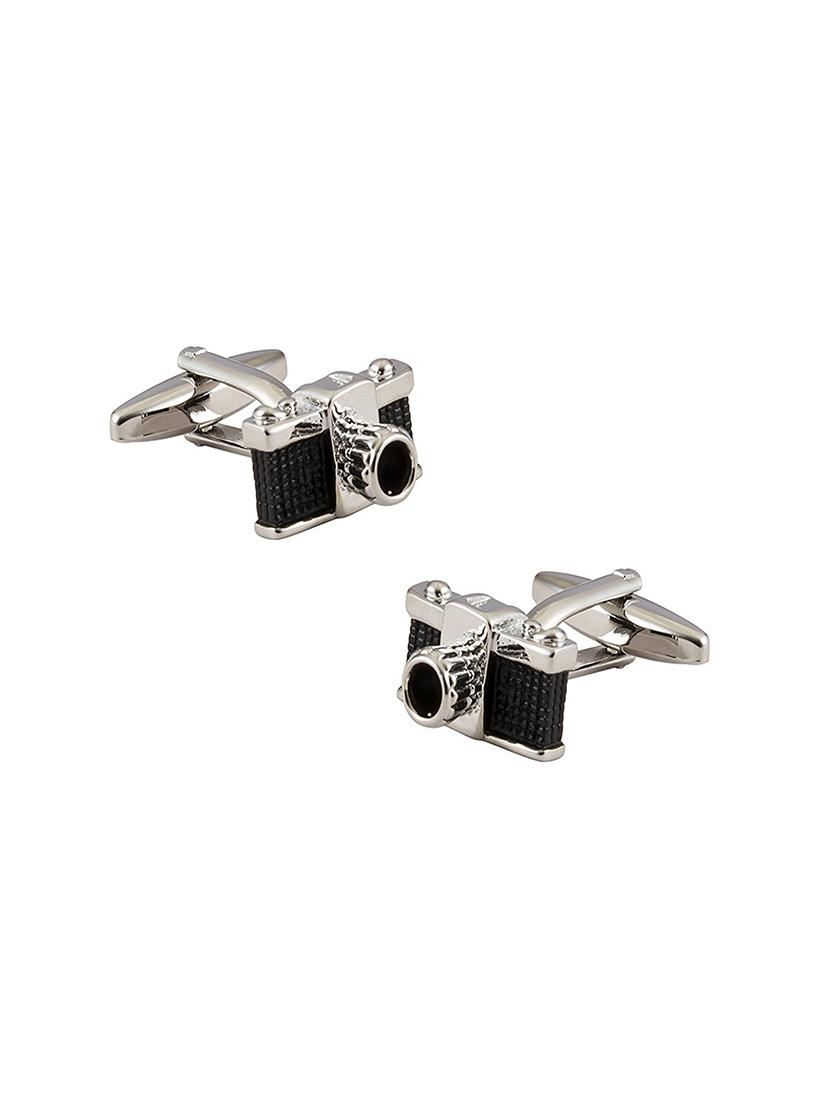 black metal cufflink - 15332017 - Zoom Image - 4