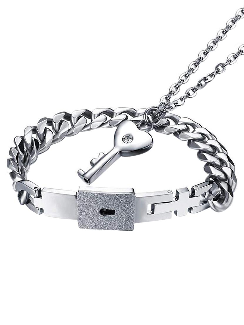 silver metal bracelet - 15332129 - Zoom Image - 1