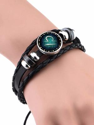 black leather bracelet - 15332187 - Standard Image - 3