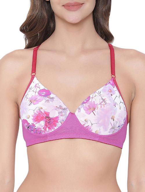 floral padded t-shirt bra - 15332863 - Very Small Image - 1