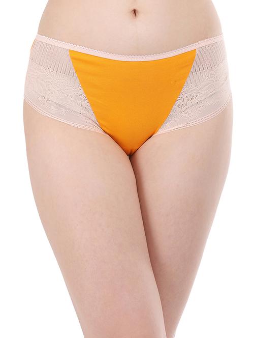 orange lace detail hipster panty - 15332902 - Very Small Image - 1