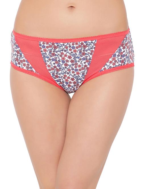 white floral hipster panty - 15332914 - Very Small Image - 1