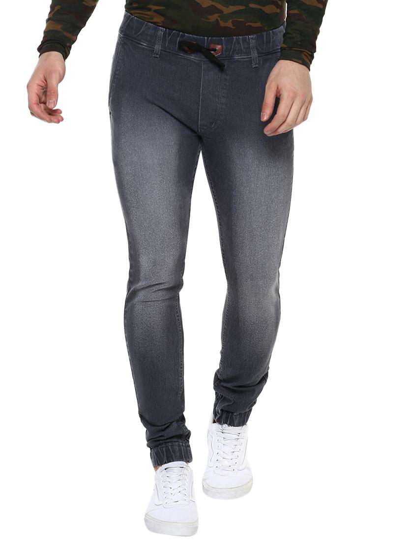 grey cotton blend jogger - 15333123 - Zoom Image - 1
