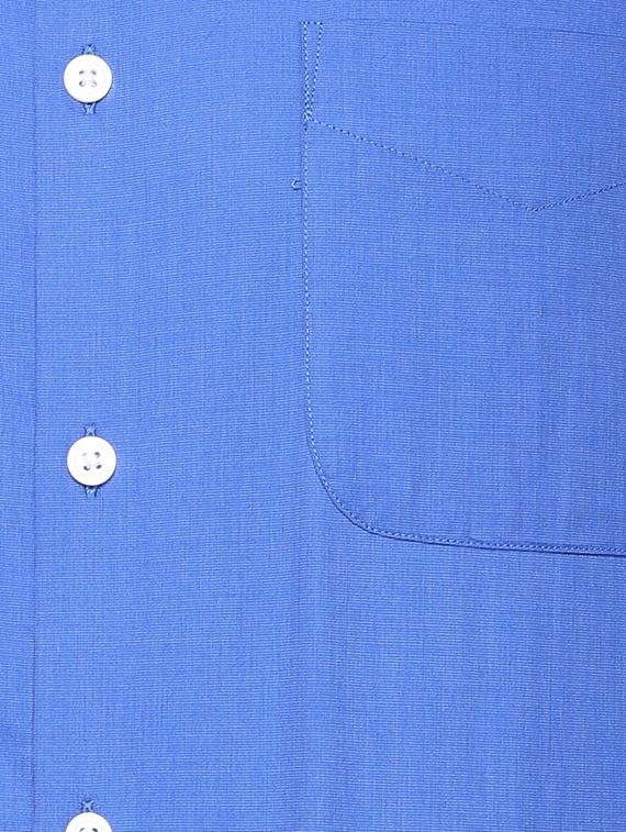 blue cotton formal shirt - 15333376 - Zoom Image - 4