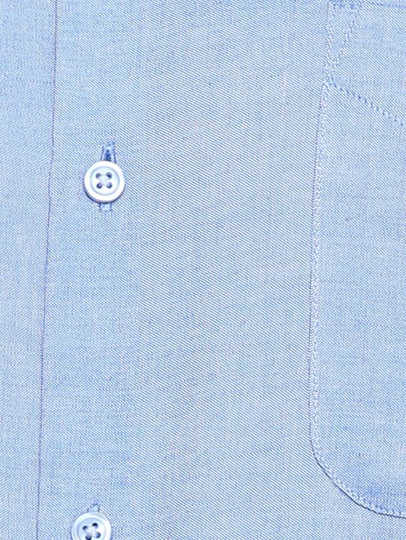 blue cotton formal shirt - 15333426 - Zoom Image - 4