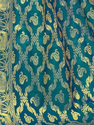 embroidered unstitched churidaar suit - 15333548 - Standard Image - 4