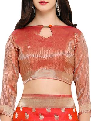 zari banarasi saree with blouse - 15333656 - Standard Image - 3