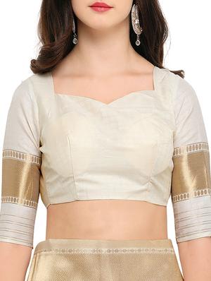 zari banarasi saree with blouse - 15333680 - Standard Image - 3