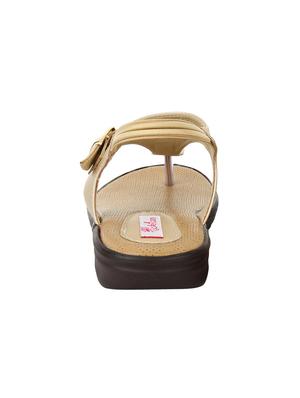 gold back strap sandal - 15334426 - Standard Image - 3