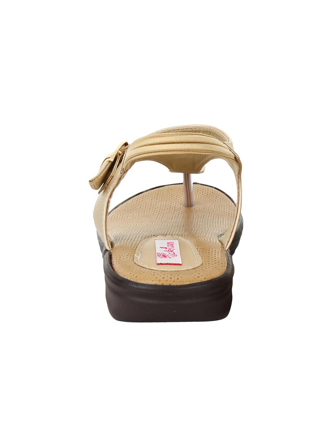 gold back strap sandal - 15334426 - Zoom Image - 3