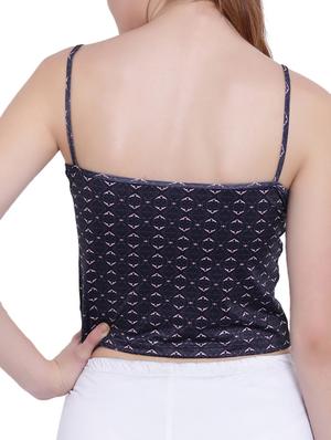 printed crop top - 15334982 - Standard Image - 3