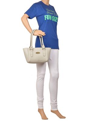 grey leatherette (pu) regular handbag - 15335371 - Standard Image - 5