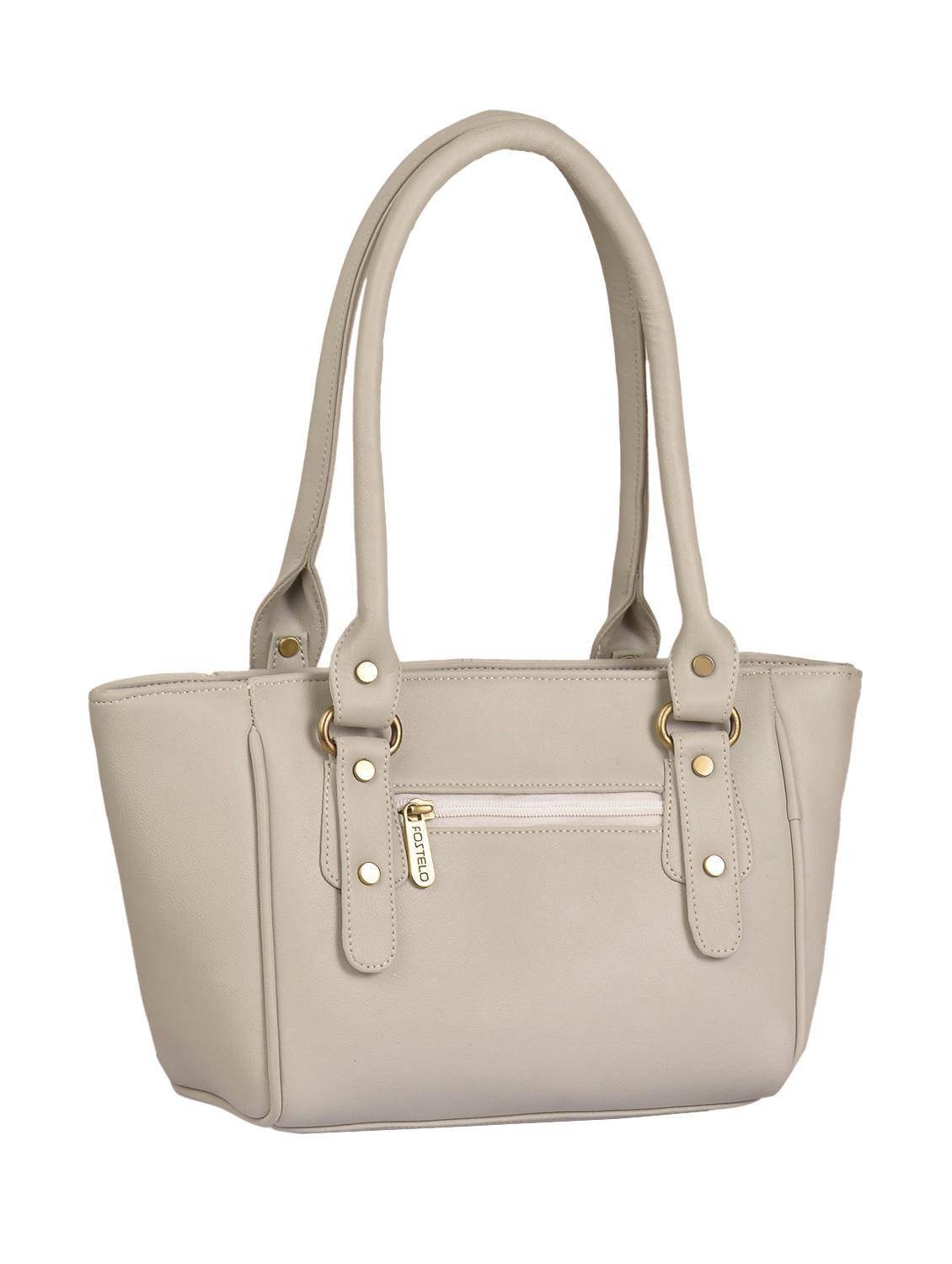 grey leatherette (pu) regular handbag - 15335371 - Zoom Image - 2
