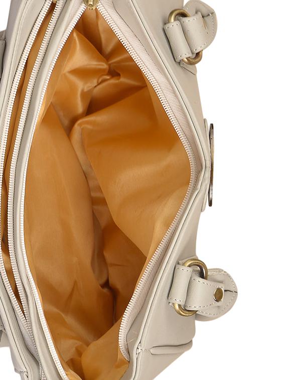 grey leatherette (pu) regular handbag - 15335371 - Zoom Image - 3