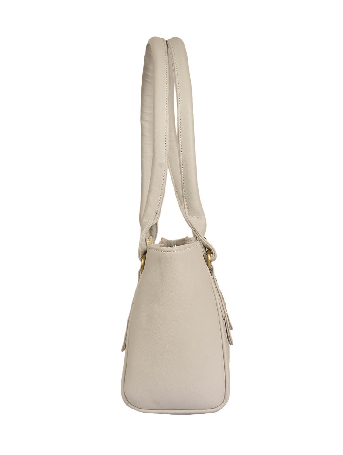 grey leatherette (pu) regular handbag - 15335371 - Zoom Image - 4