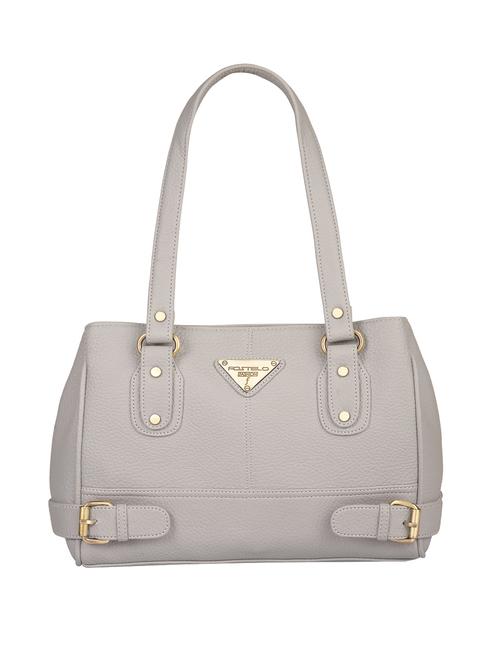 grey leatherette (pu) regular handbag - 15335384 - Standard Image - 1
