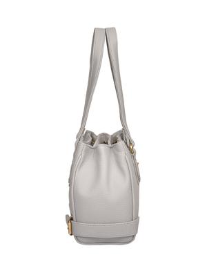 grey leatherette (pu) regular handbag - 15335384 - Standard Image - 4