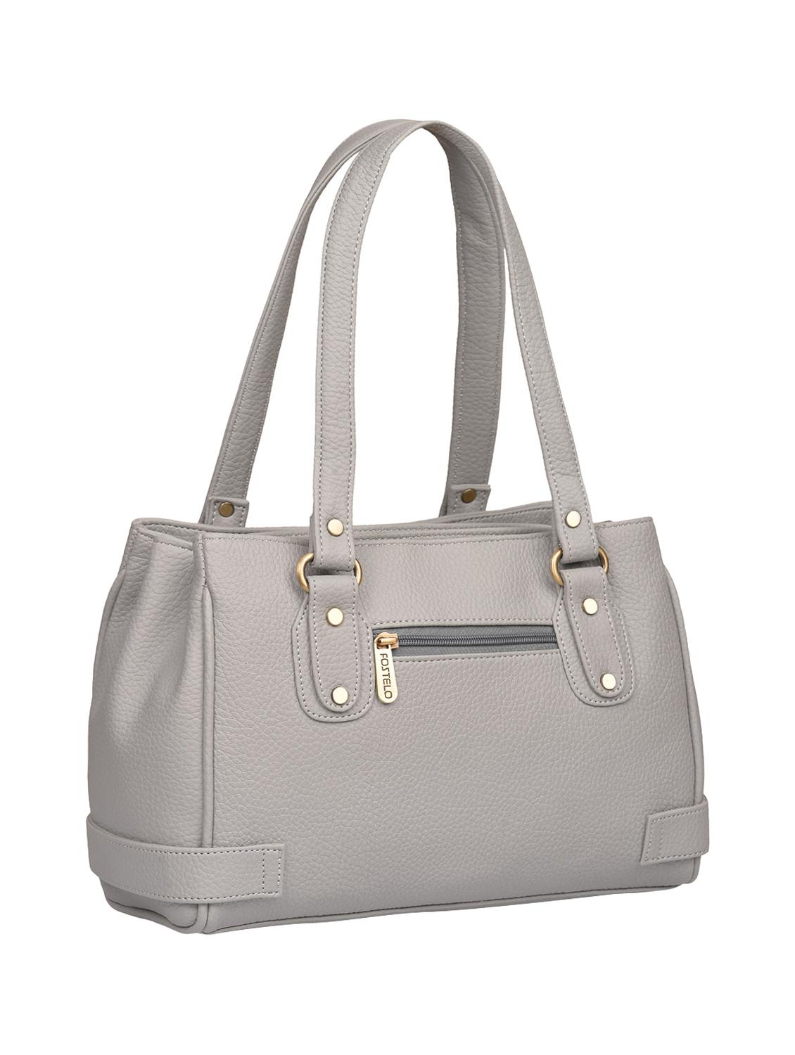 grey leatherette (pu) regular handbag - 15335384 - Zoom Image - 2