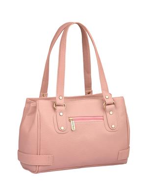 pink leatherette (pu) regular handbag - 15335385 - Standard Image - 2