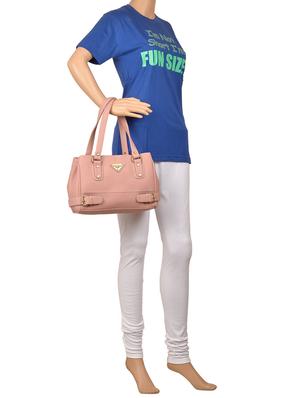 pink leatherette (pu) regular handbag - 15335385 - Standard Image - 5