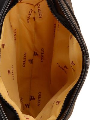 black leatherette (pu) regular sling bag - 15335406 - Standard Image - 3