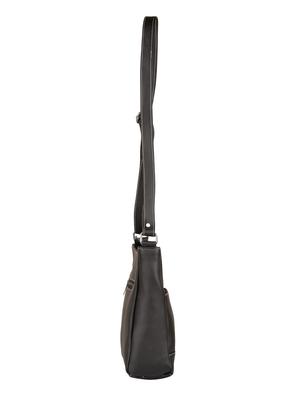 black leatherette (pu) regular sling bag - 15335406 - Standard Image - 4