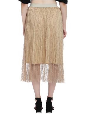 mesh net overlay midi skirt - 15335994 - Standard Image - 3
