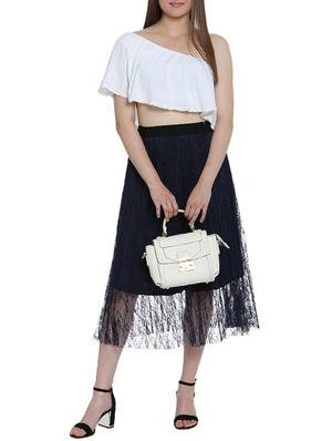 mid rise overlay midi skirt - 15335996 - Standard Image - 4