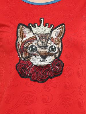 applique textured top - 15336021 - Standard Image - 4
