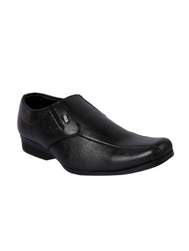 black Faux Leather slip ons - 15336120 - Very Small Image - 1