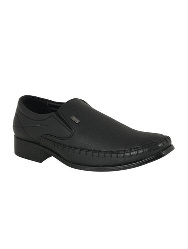 black Faux Leather slip ons - 15336136 - Very Small Image - 1
