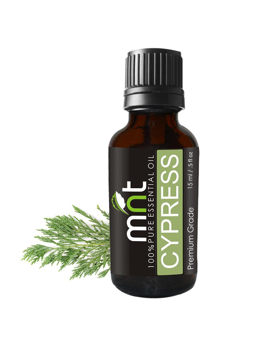 mnt cypress essential oil (15ml) 100% pure natural & therapeutic grade for aromatherapy, massage suitable for all skin - 15336404 - Zoom Image - 1